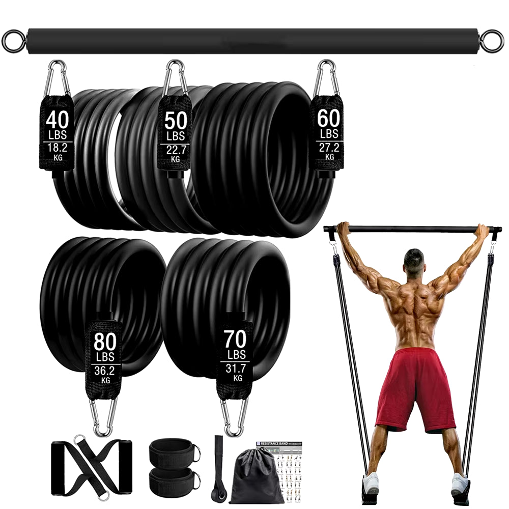 Elevate Your Fitness Routine with the 300Lb Resistance Elastic Band - Perfect for Home Workouts, Strength Training, and Comprehensive Fitness