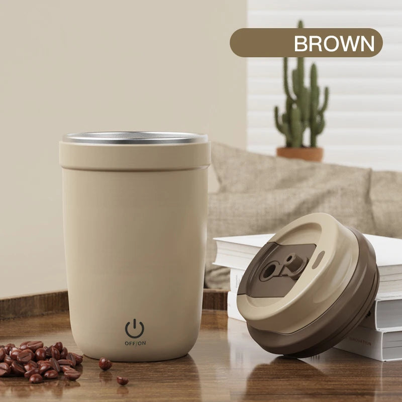 Automatic Self-Stirring Coffee Mug – USB Rechargeable Magnetic Mixer Cup for Coffee & Tea