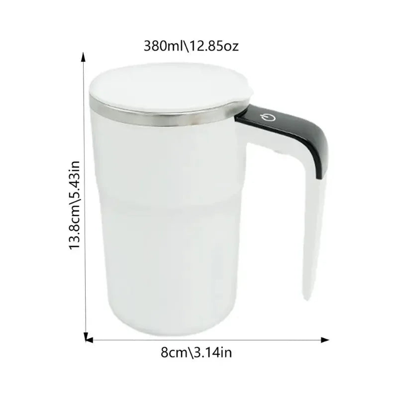 Automatic Self-Stirring Coffee Mug – USB Rechargeable Magnetic Mixer Cup for Coffee & Tea