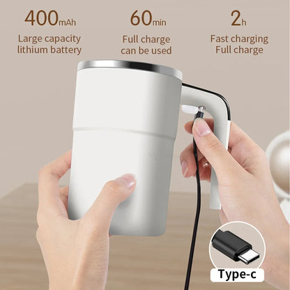 Automatic Self-Stirring Coffee Mug – USB Rechargeable Magnetic Mixer Cup for Coffee & Tea