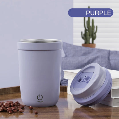 Automatic Self-Stirring Coffee Mug – USB Rechargeable Magnetic Mixer Cup for Coffee & Tea
